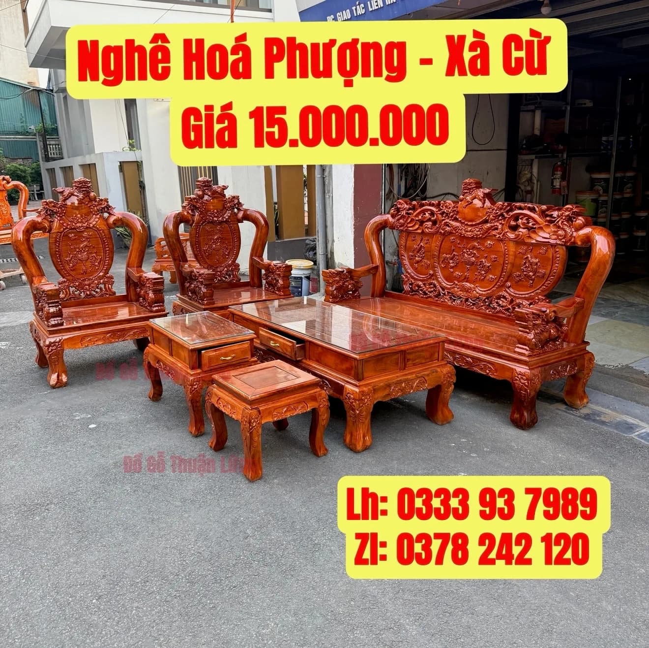 Nghê hóa phượng Xà cừ